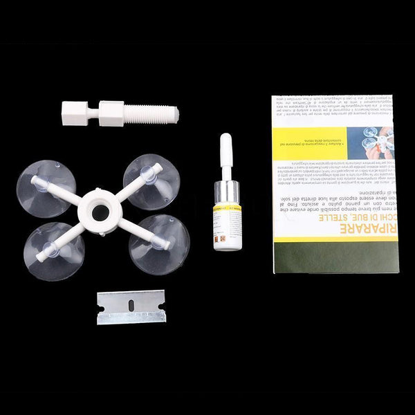 DIY Windshield Windscreen Glass Repair Tool Kit