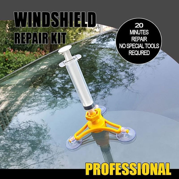 DIY Windshield Windscreen Glass Repair Tool Kit