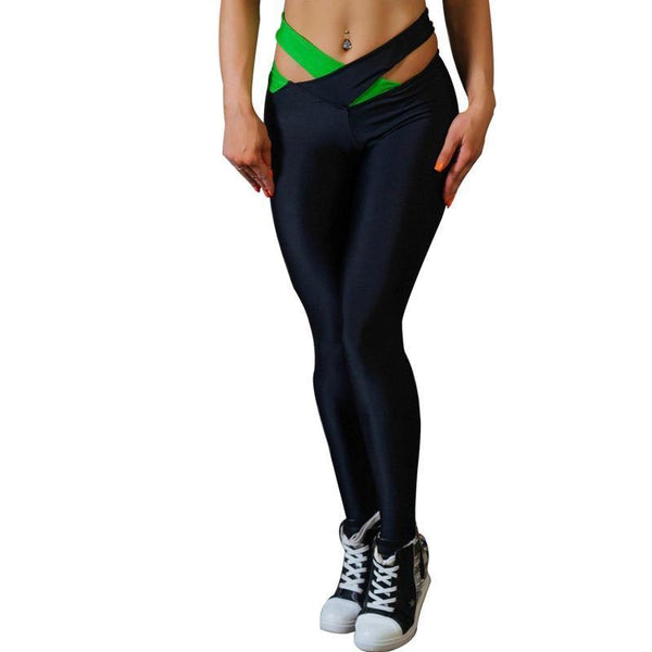 Cross Waist Push-up Leggings