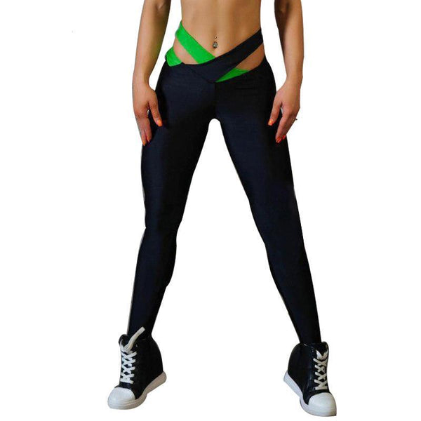 Cross Waist Push-up Leggings