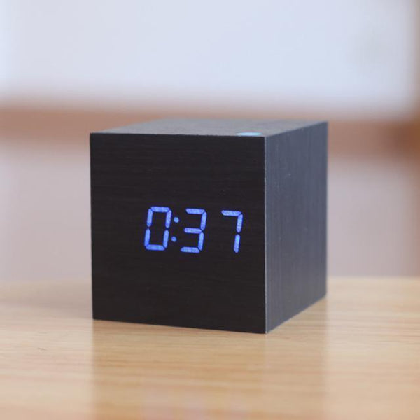 Digital Wooden Alarm Clock