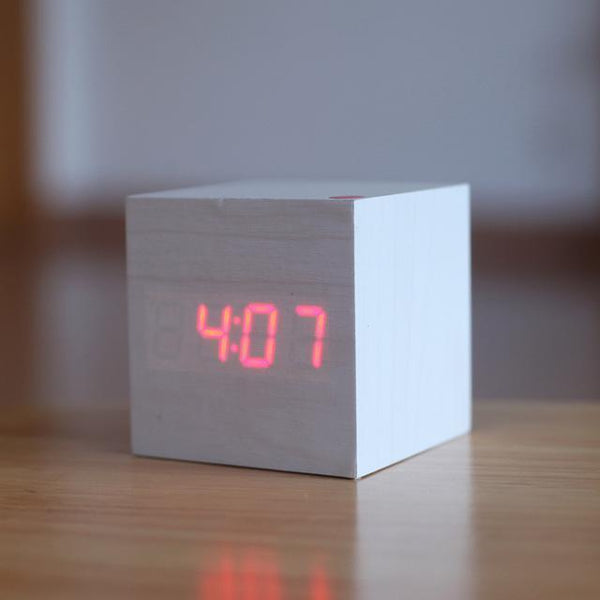 Digital Wooden Alarm Clock