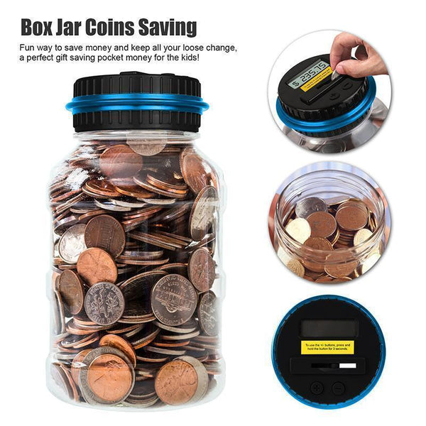 Digital Coin Counting Box