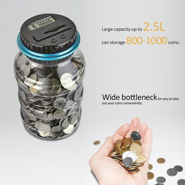 Digital Coin Counting Box