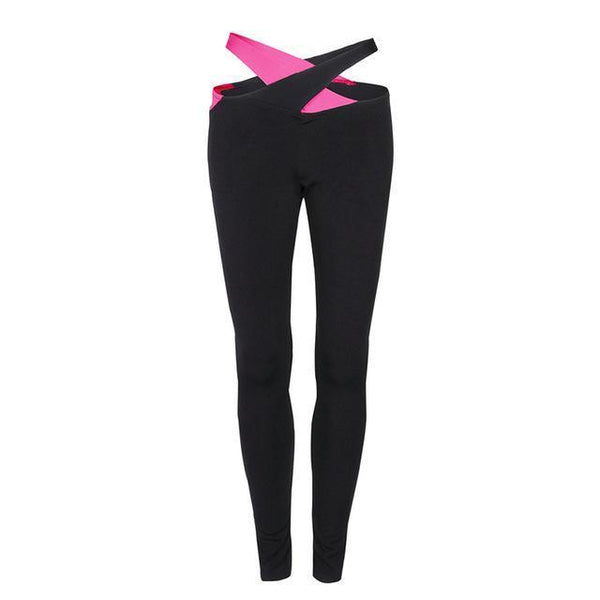 Cross Waist Push-up Leggings
